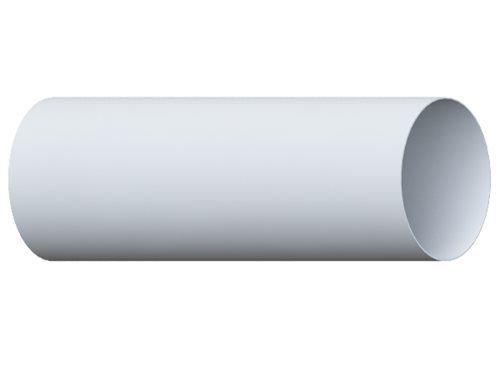 Труба водосточная ПВХ D=74мм Белая 4м