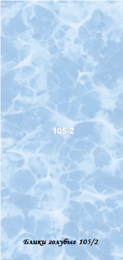 Панель ПВХ 2700*250*5мм Блики голубые 105-2