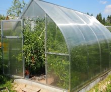 Теплица Мичурин Капля ОЦИНКОВАННАЯ 25*25 Усиленная (ширина 3м, длина 6м)