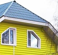 Сайдинг металлический Бревно шир.382/356мм дл.0,6-6м Желтый, Оранжевый, Алый, Сиреневый, Небесно-голубой, Синий океан, Графит, Телегрей, Медно-коричневый, Серо-Коричневый
